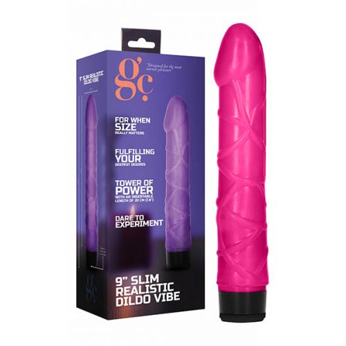 GC. 9'' Slim Realistic Vibe In Various Colours