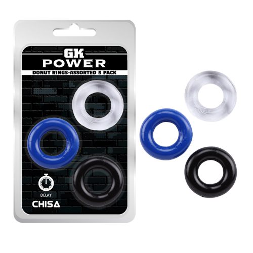 3 Pack Of Soft Donut Cockrings
