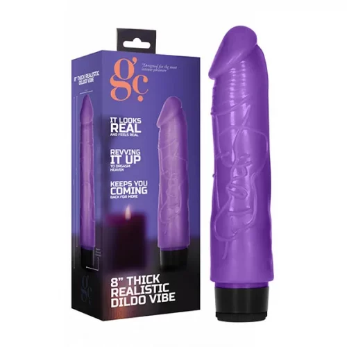 GC. 8'' Thick Realistic Vibe In Various Colours