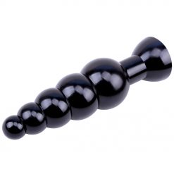 Alternative view of Black Mont Large Anal Beads 7.5 Inches