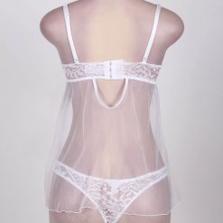Sexy Sheer White Babydoll - Image 4