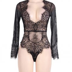 Sexy Teddy With Long Sleeves In Various Colours And Sizes - Image 26