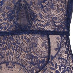 Sexy Teddy With Long Sleeves In Various Colours And Sizes - Image 20
