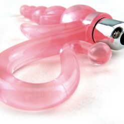Vibrating Jelly Anal Beads With Ring Pull - Image 3