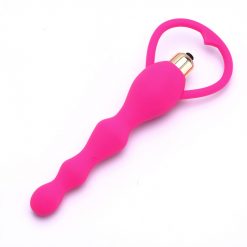 Vibrating Silicone Anal Beads - Image 3