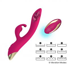 Silicone Clit Stimulating Vibrator With 9 Speed Vibration - Image 9
