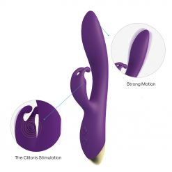 Silicone Clit Stimulating Vibrator With 9 Speed Vibration - Image 2