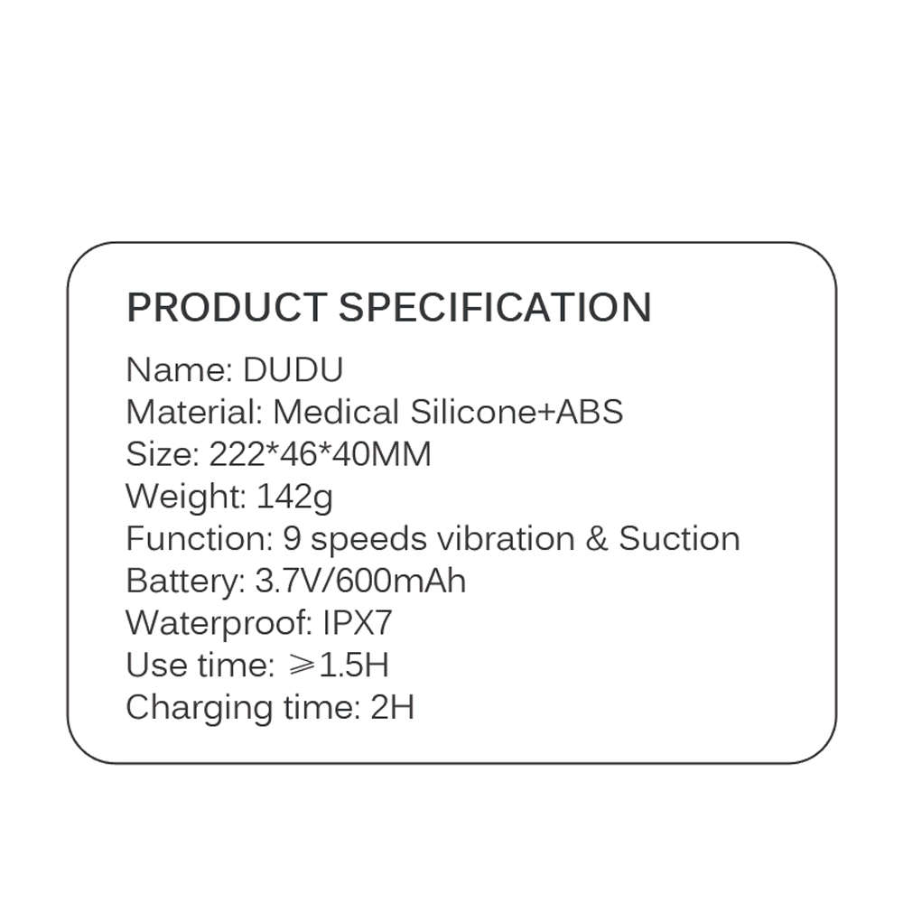 Silicone Vibrator With 9 Speed Suction And Vibration - Image 7