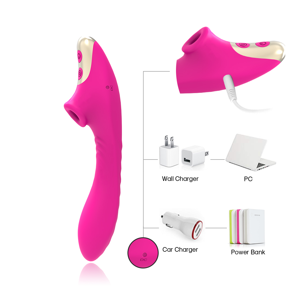 Silicone Vibrator With 9 Speed Suction And Vibration - Image 2