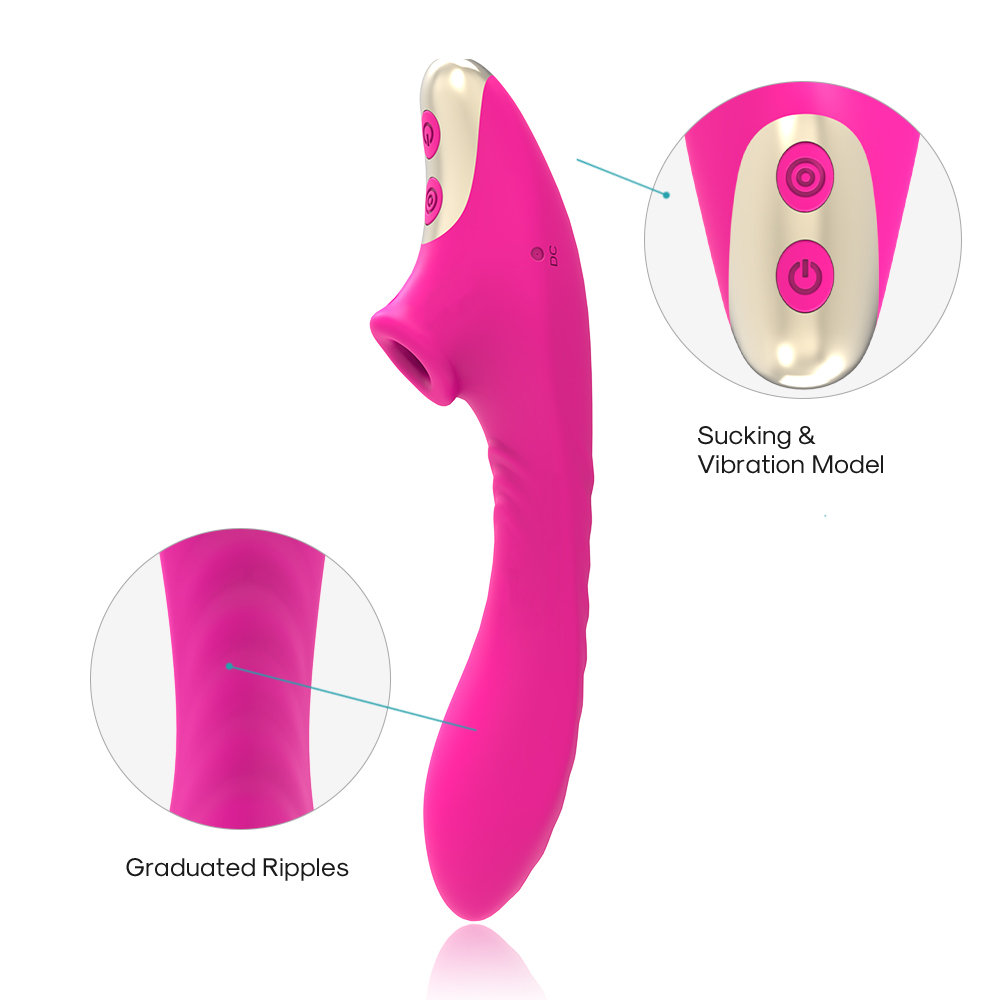 Silicone Vibrator With 9 Speed Suction And Vibration - Image 9