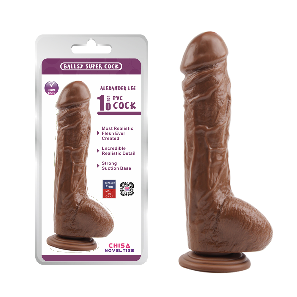 Alexander Lee 10' Inch Suction Cap Dildo