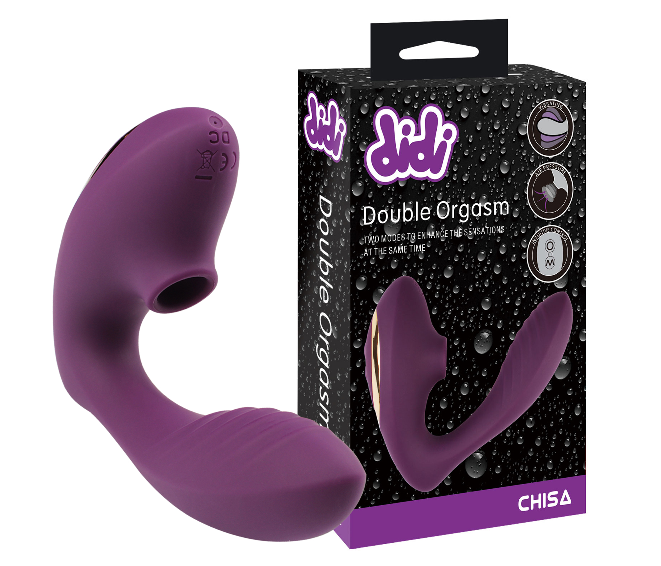 Double Orgasm Didi Wearable Vibrator With Suction – Into Love