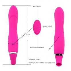 Ergonomic Suction Vibrating Wand Rechargeable - Image 9