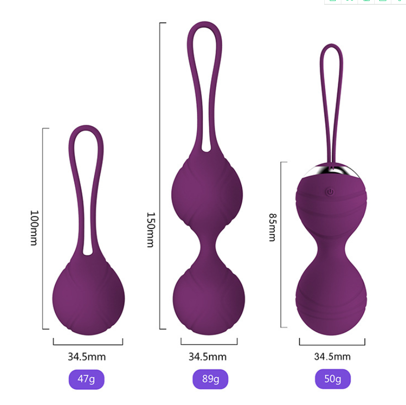 Wireless And Rechargeable Kegel Ball Kit With Vibrating Remote - Image 4