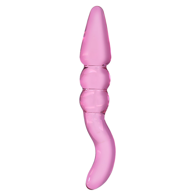 Ergonomic Pink Glass Toy - Image 6