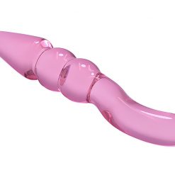 Ergonomic Pink Glass Toy - Image 5