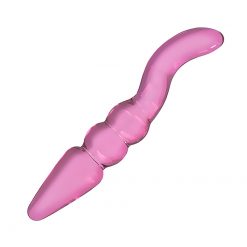Ergonomic Pink Glass Toy - Image 4