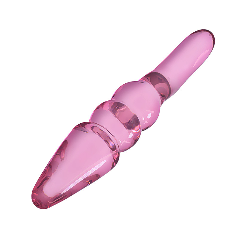 Ergonomic Pink Glass Toy - Image 2