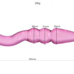 Ergonomic Pink Glass Toy - Image 7
