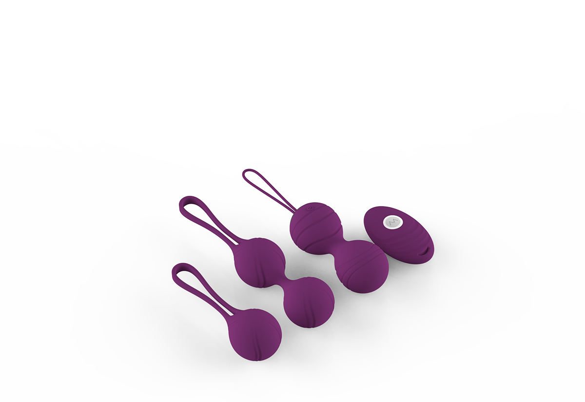Wireless And Rechargeable Kegel Ball Kit With Vibrating Remote - Image 3