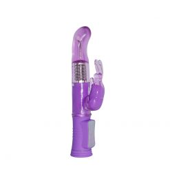 Beaded Vibrator With Rabbit Clit Tickler Multi Speed And G-Spot Hook - Image 2