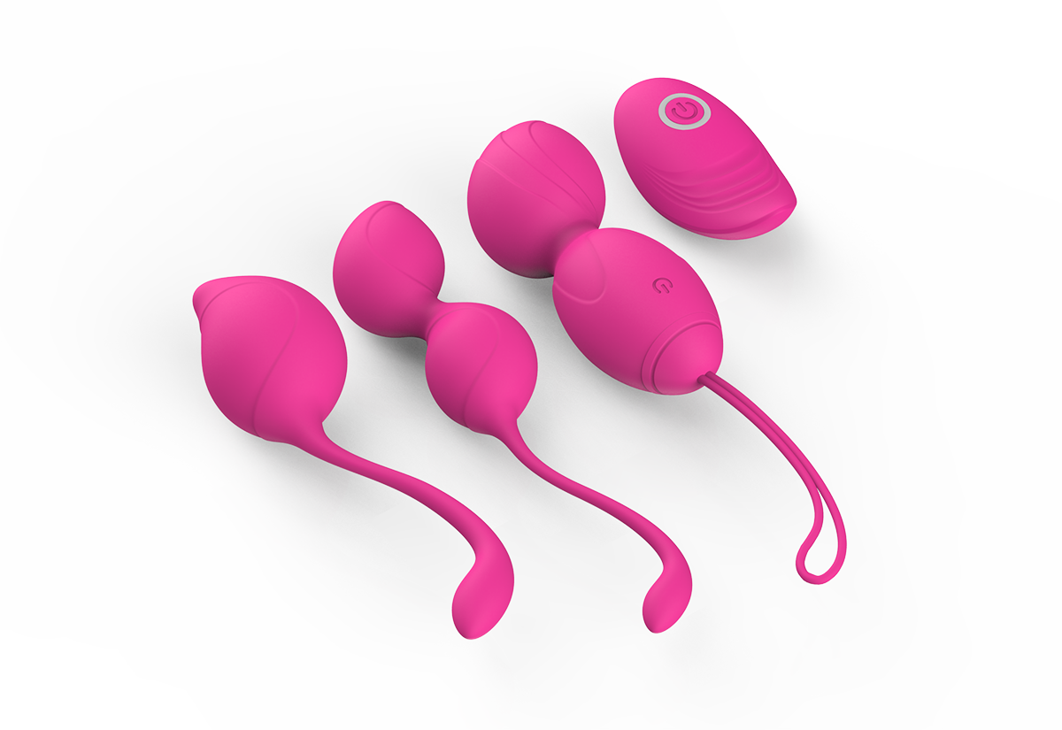 Wireless And Rechargeable Kegel Ball Kit With Vibrating Remote - Image 3