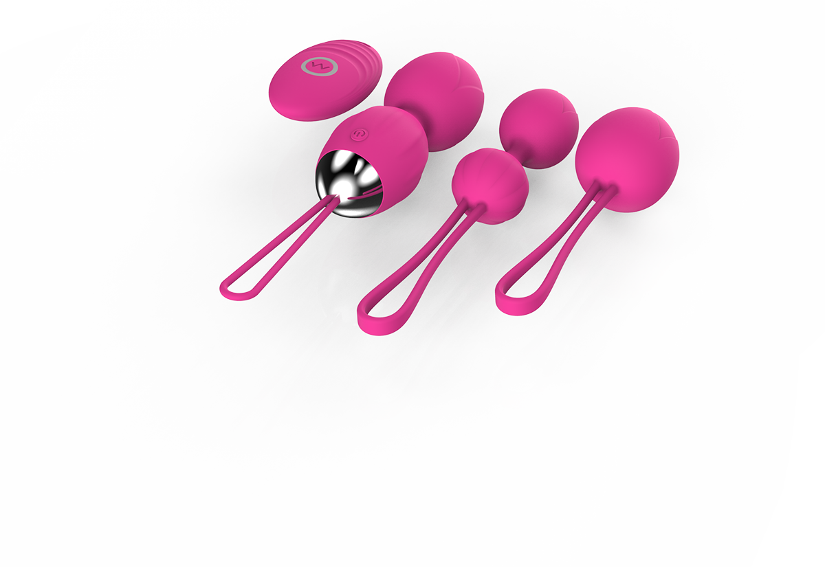 Wireless And Rechargeable Kegel Ball Kit With Vibrating Remote - Image 5