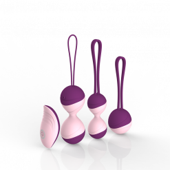Wireless And Rechargeable Kegel Ball Kit With Vibrating Remote