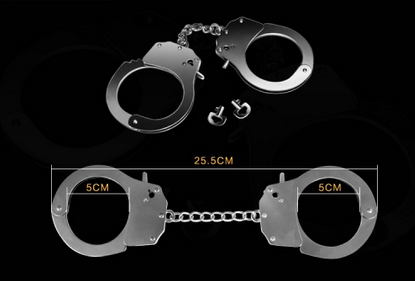 Metal Hand Cuffs - Image 2