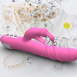 Alternative view of Rechargeable Twirling Shaft Vibrator With Twin High Powered Bullets
