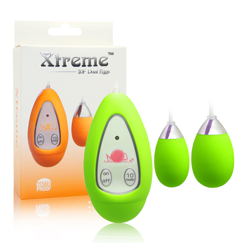 10 Speed Dual Silicone Eggs In Various Colours - Image 5