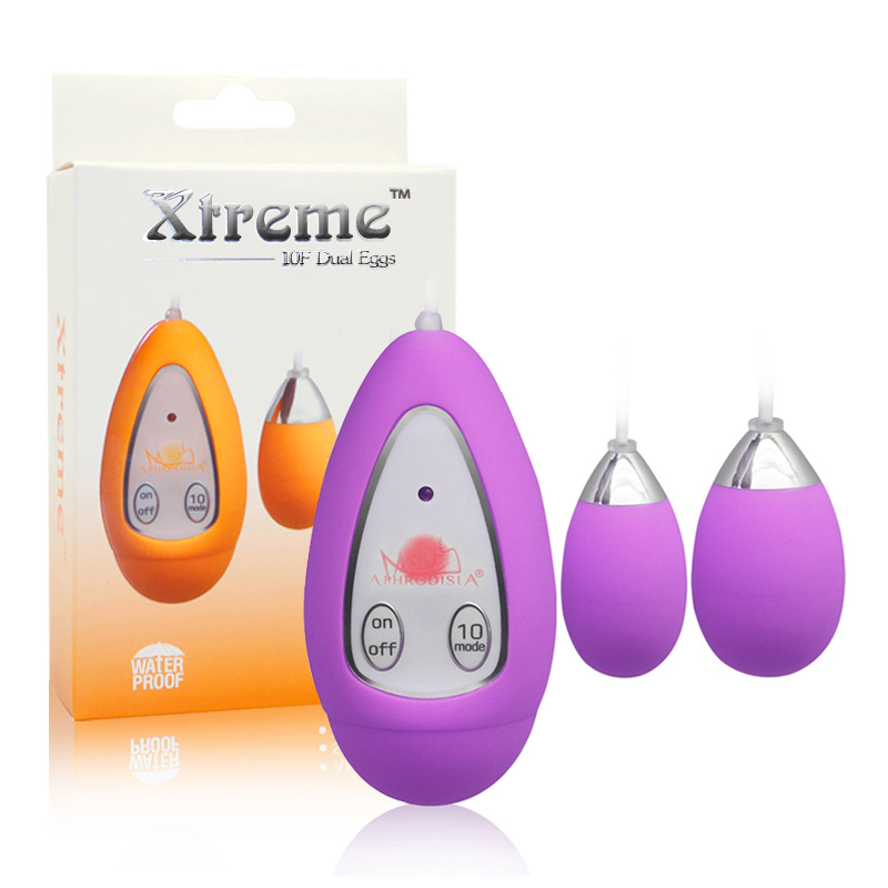 10 Speed Dual Silicone Eggs In Various Colours - Image 6