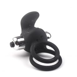 Silicone Vibrating Cock And Ball Ring