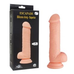 Escepade - 10 Speed Super Smooth Silicone Suction Cap Dong 6 Inch - Image 3