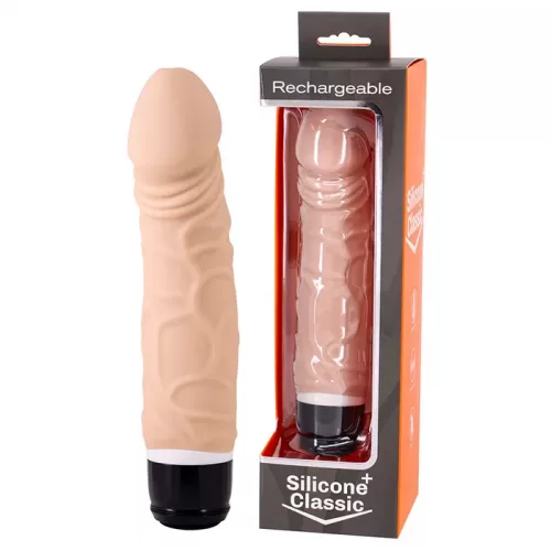 Rechargeable Silicone Classic 6.75 Inches 7 Speed In Multiple Colours