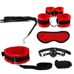 Basic Black And Red Bondage Kit