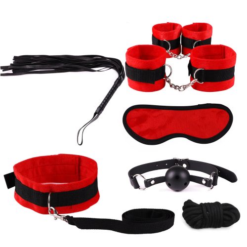 Basic Black And Red Bondage Kit