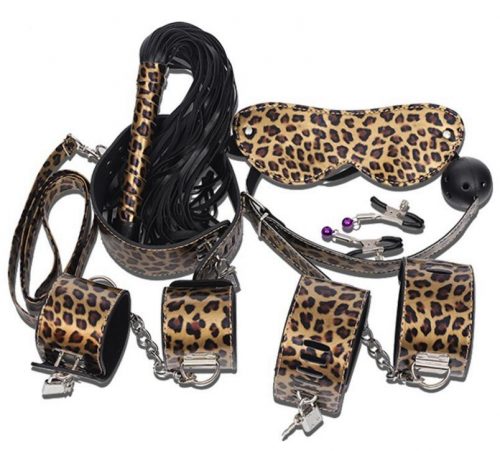 Leopard Print Bondage Kit