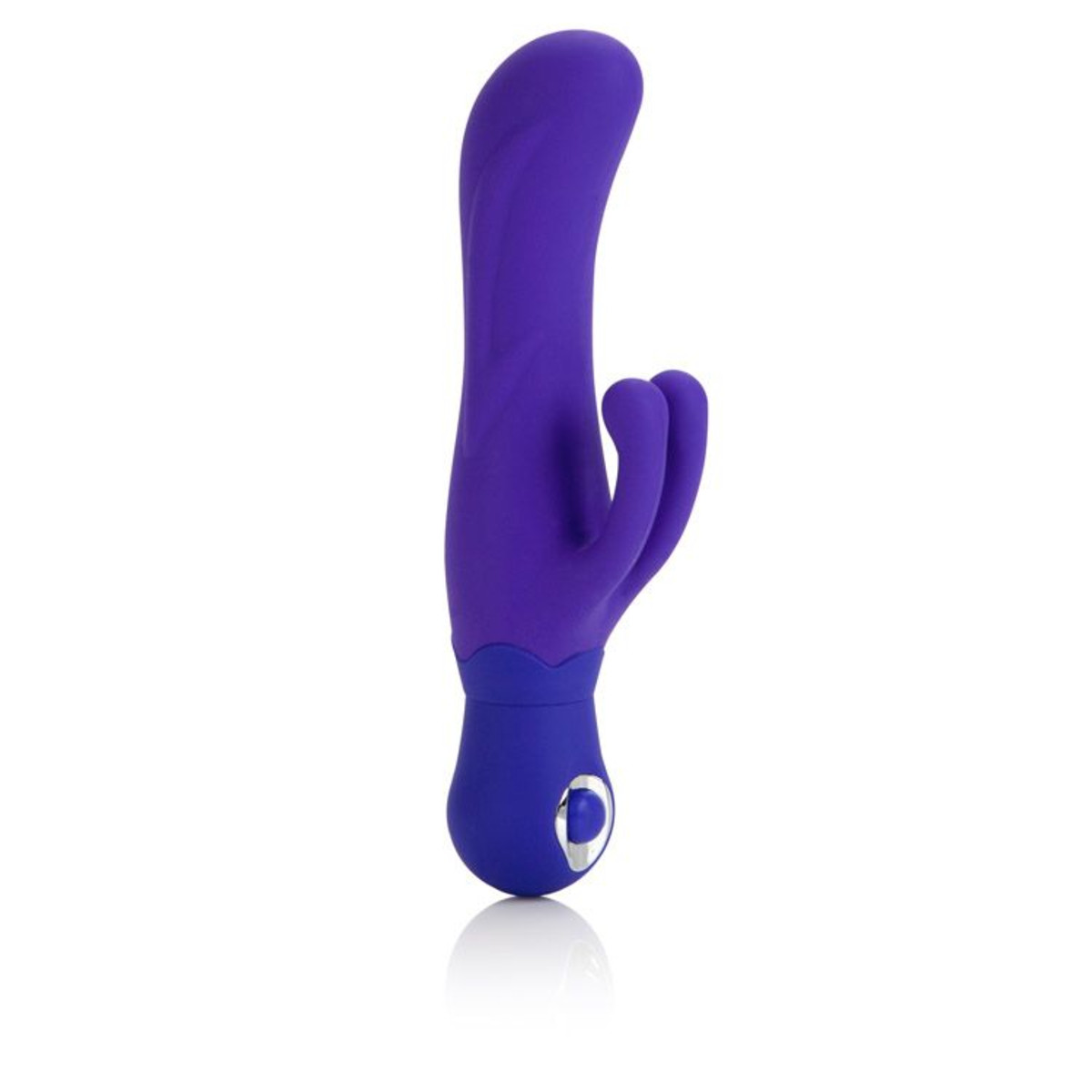 Silicone Double Dancer Purple Clit Stimulating Vibrator - Image 2