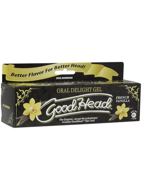 GoodHead Oral Delight Gel 4oz Tube Boxed French Vanilla