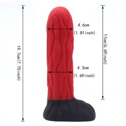 Alternative view of 7.75 Inch Alien Suction Cap Dong In Various Colours
