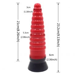 9.13 Inch Alien Suction Cap Dong