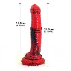 Alternative view of 9.46 Inch Alien Suction Cap Dong In Various Colours