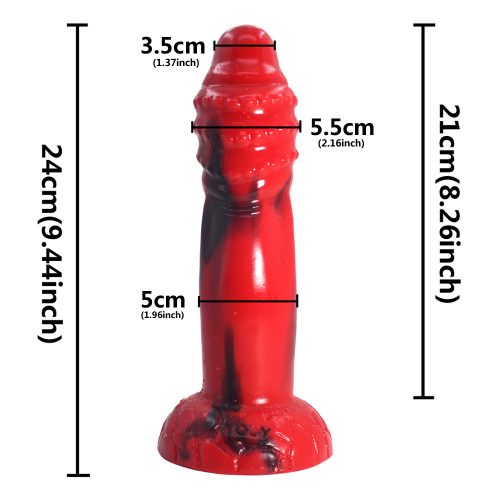 9.44 Inch Alien Suction Cap Dong In Various Colours