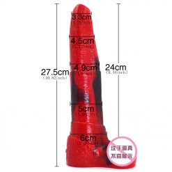 10.82 Inch Alien Suction Cap Dong In Various Colours