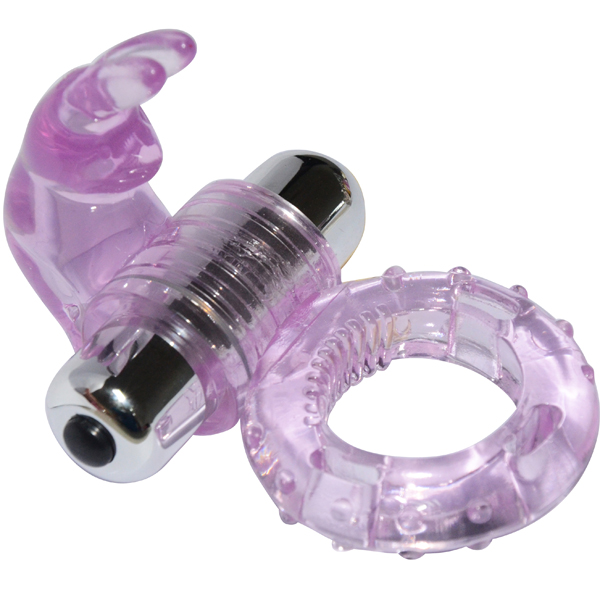 Multi Speed Vibrating Jelly Rabbit Cockring