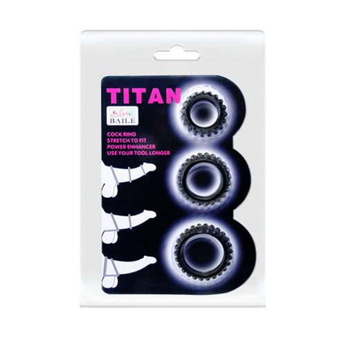 Titan 3 Pack Of Varying Sized Cockrings