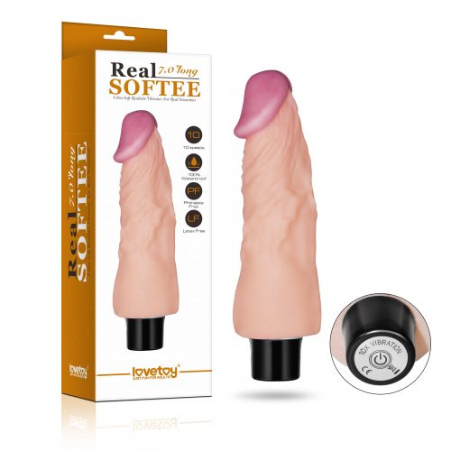 7 Inch Real Softee Multi Speed Vibrator