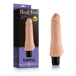 Real Feel Super Soft Vibrating Dong 7.5 Inches