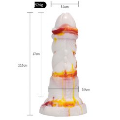 Alternative view of 8.07 Inch Alien Suction Cap Dong In Various Colours